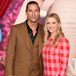 Matthew McConaughey et Reese Witherspoon à la première du film "Sing 2" à Los Angeles, le 12 décembre 2021.