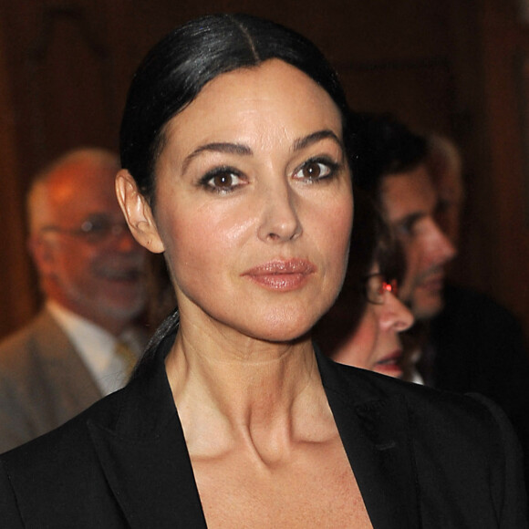 Monica Bellucci et Vincent Cassel au Grand Rex à Paris.