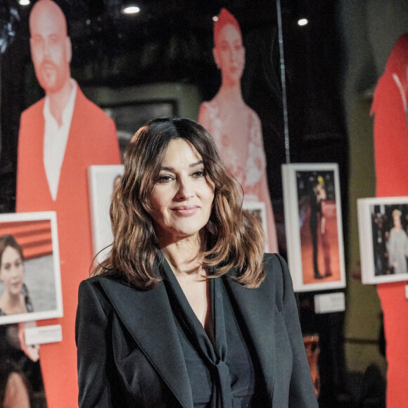 Monica Bellucci participe à une masterclass du réalisateur Antongiulio Panizzi au musée national du cinéma lors du festival du film de Turin, le 1er décembre 2021. 