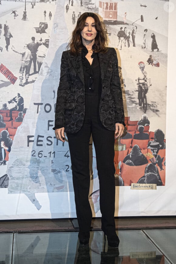 Monica Bellucci participe au 39 ème festival du film de Turin (26 novembre - 4 décembre 2021), le 30 novembre 2021. 