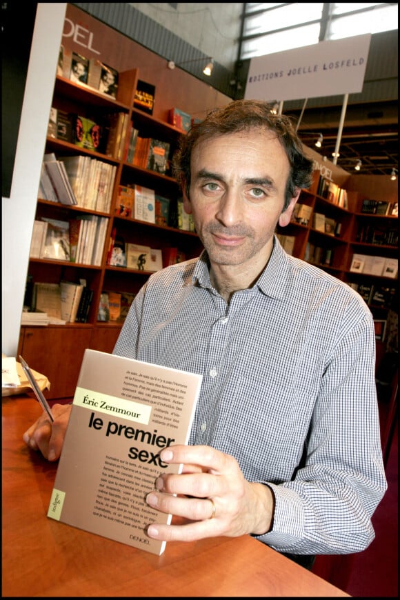 Eric Zemmour lors du salon du Livre 2007 à Paris