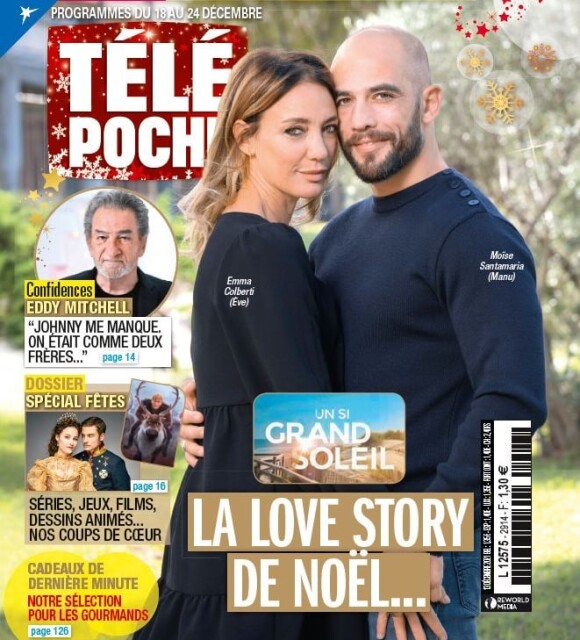 Emma Colberti et Moïse Santamaria font la une du magazine "Télé Poche" de la semaine du 18 décembre.