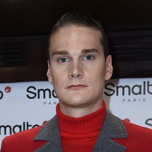 Yannick Agnel - Présentation de la collection "Smalto" lors de la fashion week à la boutique de la rue François 1er à Paris, le 18 janvier 2019. © Giancarlo Gorassini/Bestimage