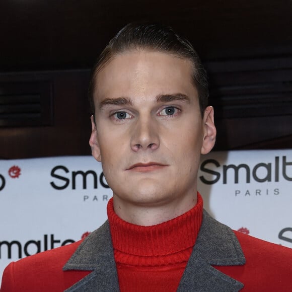 Yannick Agnel - Présentation de la collection "Smalto" lors de la fashion week à la boutique de la rue François 1er à Paris, le 18 janvier 2019. © Giancarlo Gorassini/Bestimage