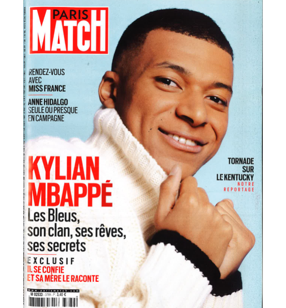 Le magazine Paris Match du 15 décembre 2021