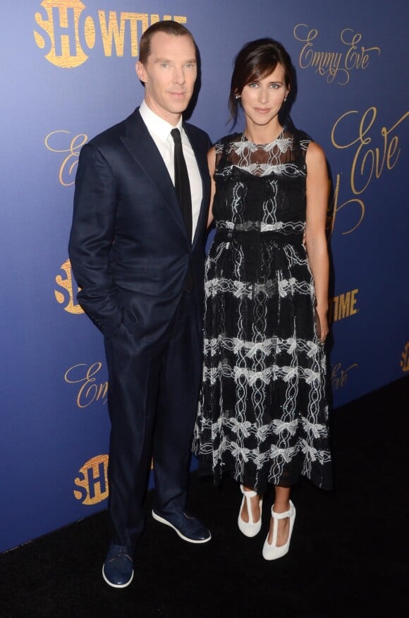 Benedict Cumberbatch et sa femme Sophie Hunter - Soirée "Showtime Emmy Eve Party" au Château Marmont à West Hollywood. Le 16 Septembre 2018.