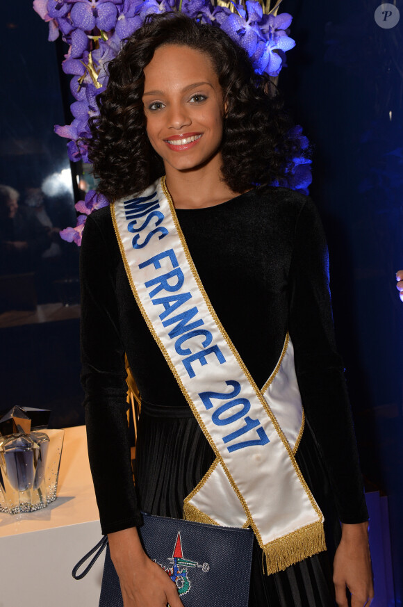 Alicia Aylies ( Miss France 2017) - Le parfum Angel de Thierry Mugler célèbre ses 25 ans au Grand Musée du Parfum à Paris le 5 janvier 2017.  © Veeren/Bestimage