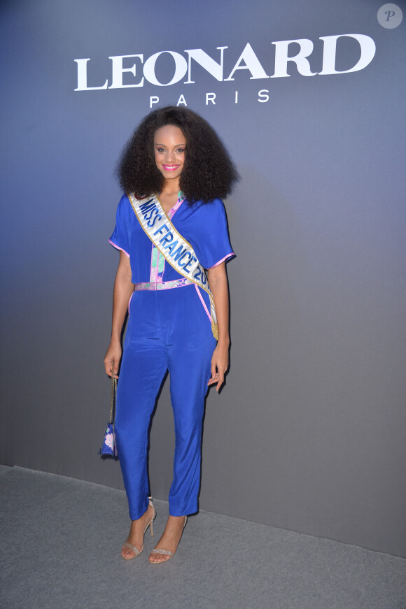 Miss France 2017, Alicia Aylies - People au défilé de mode prêt-à-porter automne-hiver 2017/2018 "Léonard Paris" à Paris. Le 6 mars 2017 © CVS-Veeren / Bestimage