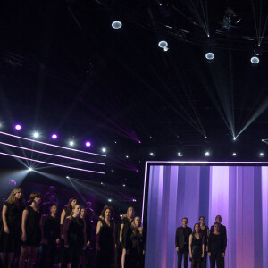 Exclusif - Florent Pagny - Enregistrement de l'émission "300 Choeurs chantent pour les fêtes", diffusée le 22 décembre à 21h05 sur France 3.