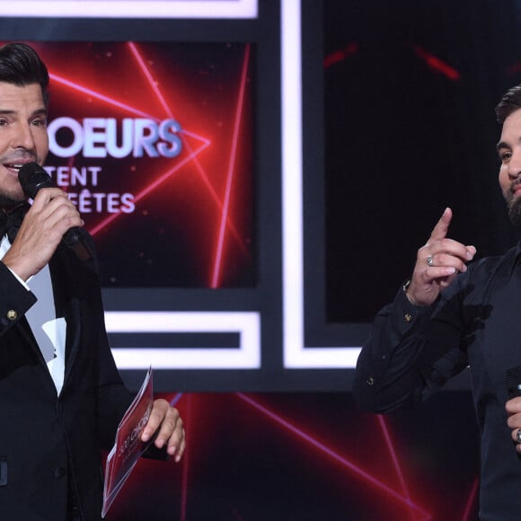 Exclusif - Vincent Niclo et Kendji Girac - Enregistrement de l'émission "300 Choeurs chantent pour les fêtes", diffusée le 22 décembre à 21h05 sur France 3.