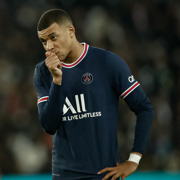 Kylian Mbappé (Paris Saint Germain) - Match de Ligue 1 Uber Eats "PSG contre Monaco (2-0)" au Parc des Princes à Paris le 12 décembre 2021. © Aurélien Morissard/Panoramic/Bestimage