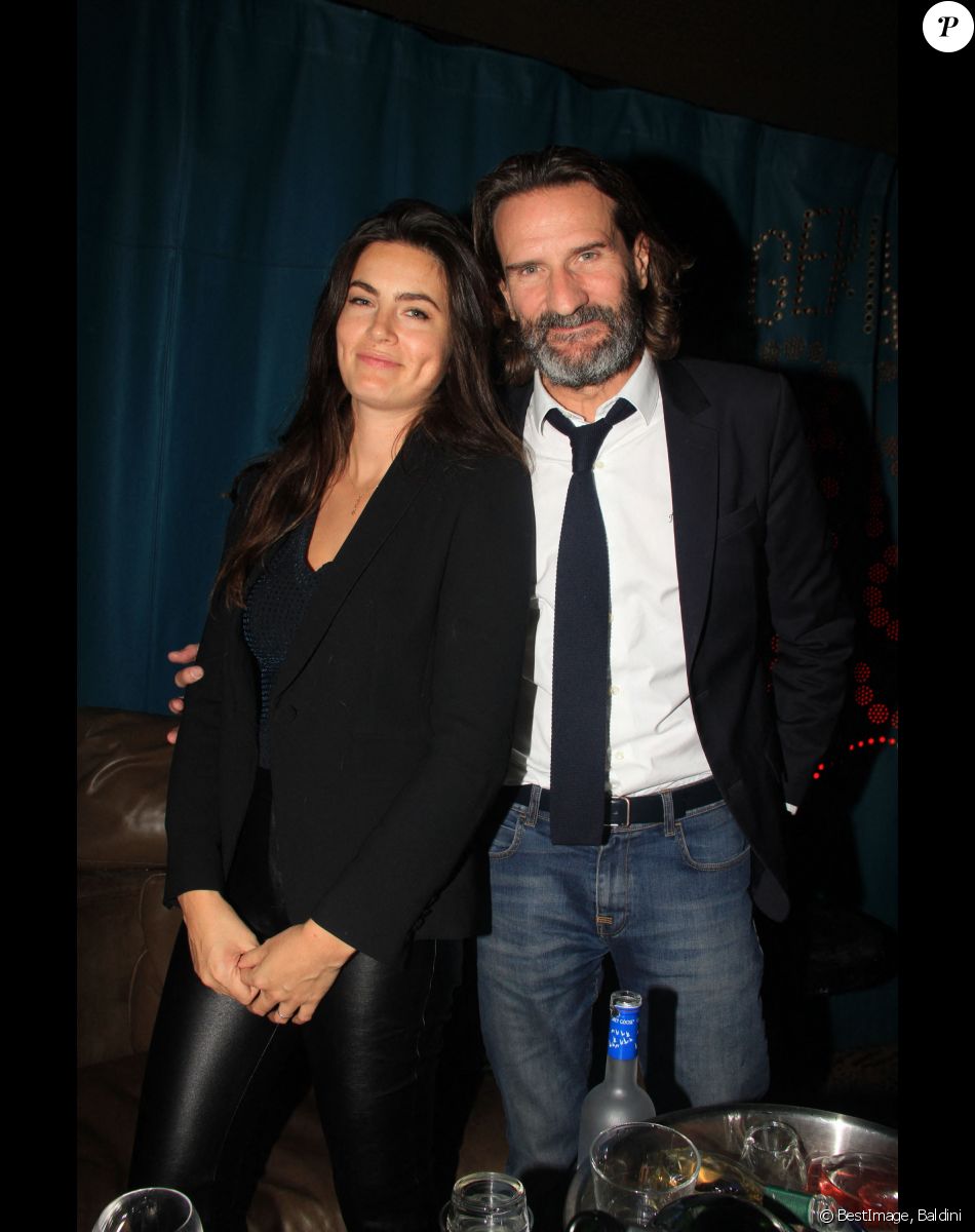 Frédéric Beigbeder et sa femme Lara Micheli - Afterparty du prix du Café de Flore au Paradisio à Paris. © Baldini/Bestimage