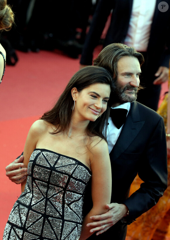 Frédéric Beigbeder et sa femme Lara Micheli - Montée des marches du film "Okja" lors du 70ème Festival International du Film de Cannes. Le 19 mai 2017. © Borde-Jacovides-Moreau / Bestimage 