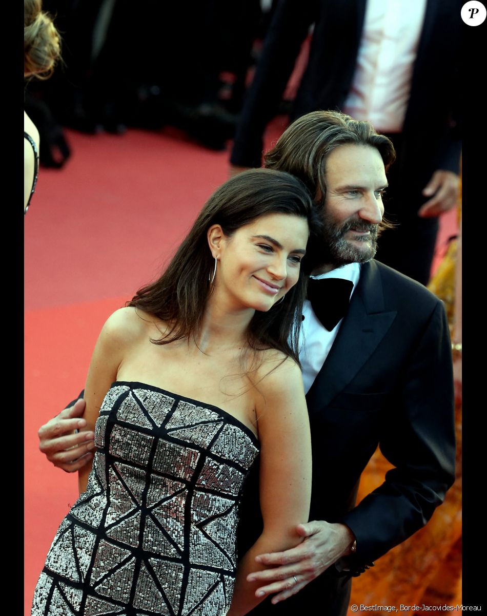 Frédéric Beigbeder et sa femme Lara Micheli - Montée des marches du film "Okja" lors du 70ème Festival International du Film de Cannes. Le 19 mai 2017. © Borde-Jacovides-Moreau / Bestimage