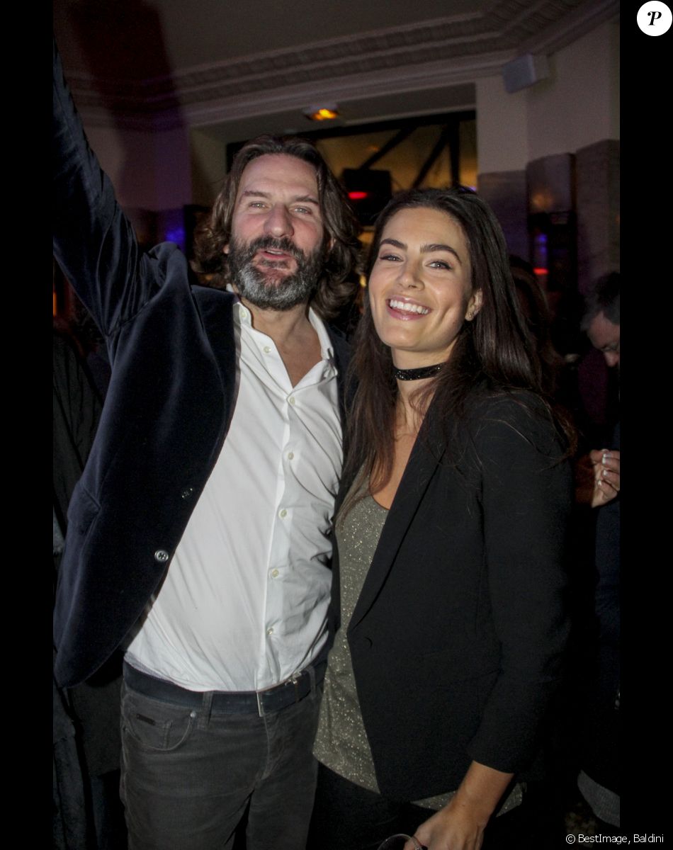 Fréderic Beigbeder et sa femme Lara Micheli - Le prix de Flore 2016 pour Nina Yargekov et sa "Double nationalité" au Café de Flore à Paris, France, le 8 novembre 2016. © Baldini/Bestimage