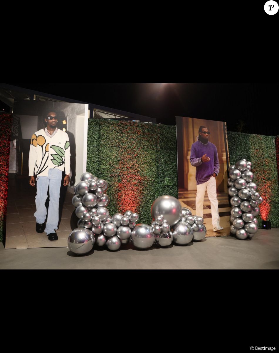 Offset a fêté ses 30 ans à Sneakertopia LA. Los Angeles, le 21 décembre 2021.