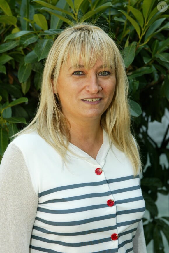 Archives - Christine Bravo lors de la conférence de presse de France 2, le 1er septembre 2003. © Frédéric Piau/Bestimage