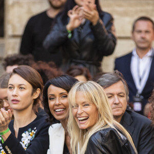 Olga Kurylenko, Sonia Rolland et Estelle Lefébure - Les people au défilé L'Oréal Paris 2019 à la Monnaie de Paris le 28 septembre 2019 pendant la fashion week. © Olivier Borde / Bestimage