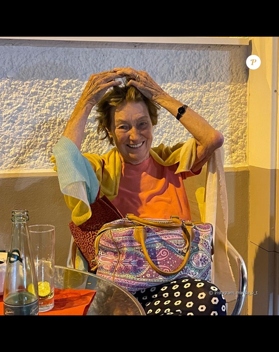 Marisa Borini, la mère de Carla Bruni, sur Instagram.