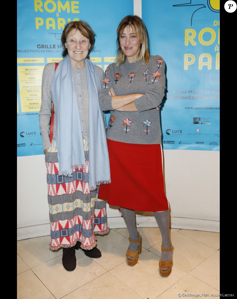 Exclusif - Marisa Bruni Tedeschi (Marisa Borini) et sa fille Valeria Bruni Tedeschi - Ouverture de la 12ème édition du festival de Rome à Paris au cinéma L'Arlequin, le 13 décembre 2019. © Marc Ausset-Lacroix/Bestimage