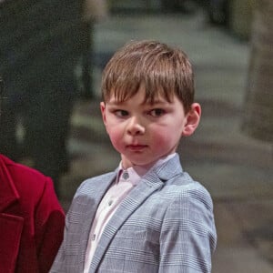 Le prince William, duc de Cambridge, et Catherine (Kate) Middleton, duchesse de Cambridge, assistent au service de chant communautaire Together At Christmas à l'abbaye de Westminster, à Londrtes, Royaume Uni, le 8 décembre 2021. 