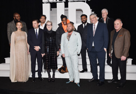Jennifer Lawrence, Leonardo DiCaprio, Meryl Streep, Jonah Hill and Adam McKay - Première de "Don't Look Up" (Netflix) à New York, le 5 décembre 2021.