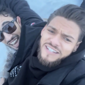 Rayane Bensetti partage des images de son accident en luge à la montagne - Instagram