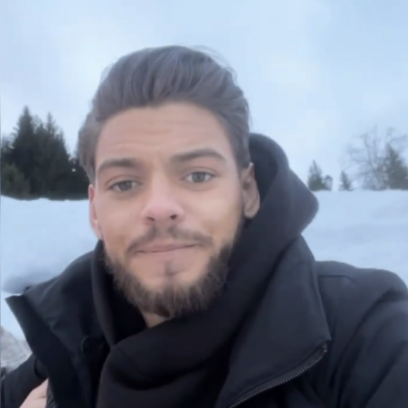 Rayane Bensetti partage des images de son accident en luge à la montagne - Instagram