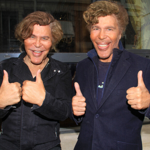 Exclusif - Les frères Igor et Grichka Bogdanoff dans l'émission l'Instant de Luxe pour la chaIne Non Stop People à Paris. © Baldini / Bestimage 