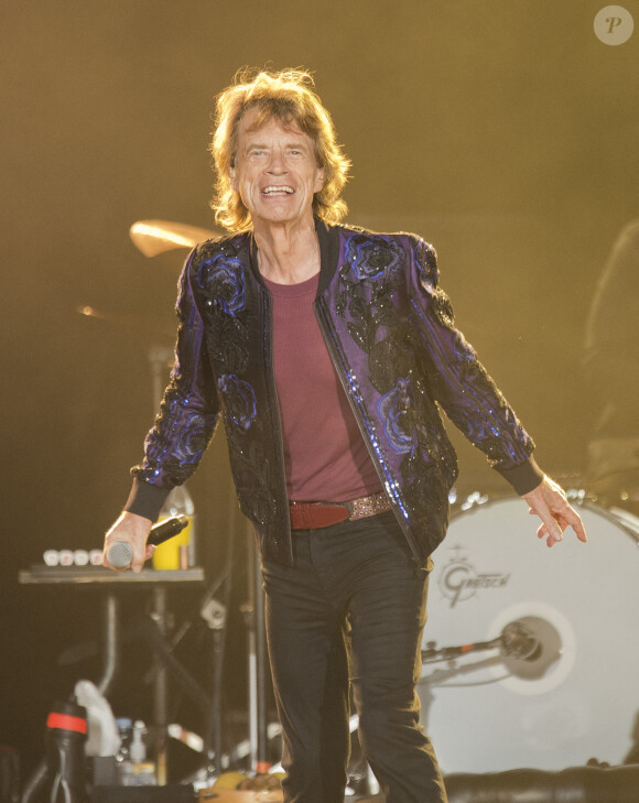 Mick Jagger - Les Rolling Stones en concert à Charlotte dans le cadre de leur tournée "No Filter Tour". Le 30 septembre 2021. © Jason Moore/Zuma Press/Bestimage