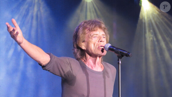 Mick Jagger - Les Rolling Stones dédient leur tournée "No filter Tour" à leur ami Charlie Watts. Saint-Louis, le 26 septembre 2021.