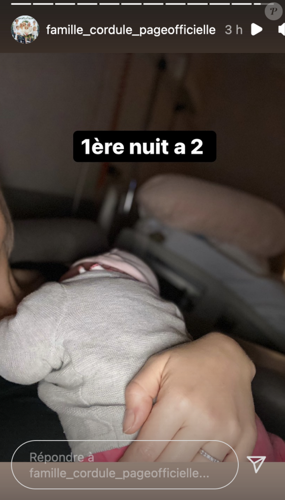 Justine Cordule a accueilli son septième enfant dans la journée de samedi 12 mars 2022 - Instagram