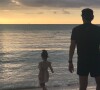Richard Berry et sa fille Mila sur Instagram. Le 19 août 2021.