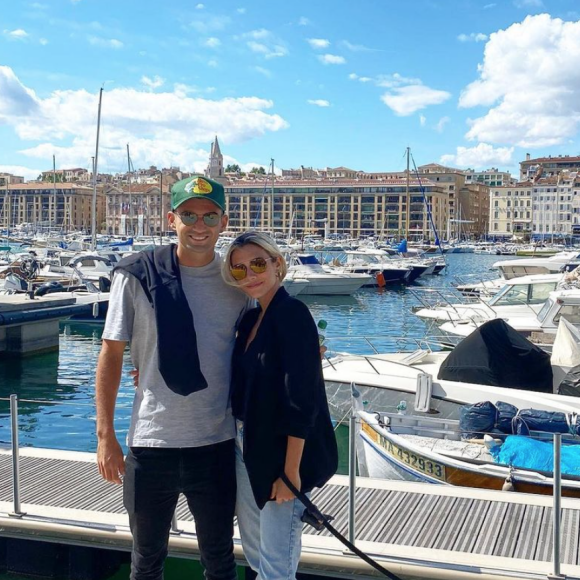 Enzo Zidane et sa fiancée Karen Goncalves. Novembre 2021.