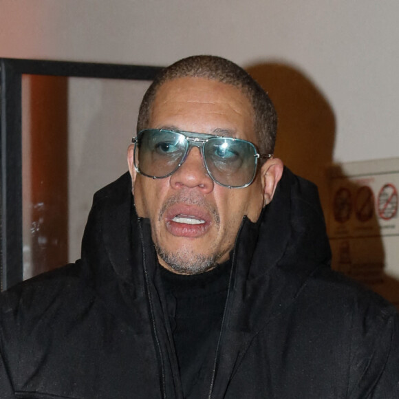 Exclusif - JoeyStarr (Didier Morville) arrivant à la soirée des révélations des César 2022 à L'Élysée Montmartre à Paris le 10 janvier 2022. © Christophe Clovis / Bestimage