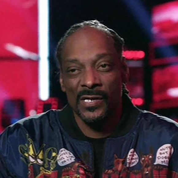 Snoop Dogg très ému sur le plateau de l'émission "The Voice". Le 19 avril 2021