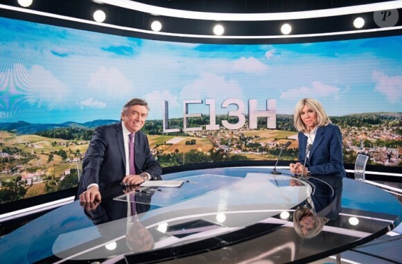 Brigitte Macron sur le plateau du JT de 13H de TF1