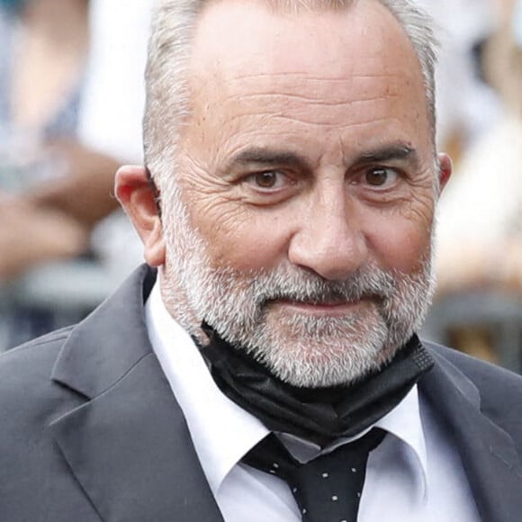 Antoine Duléry - Obsèques de Jean-Paul Belmondo en l'église Saint-Germain-des-Prés, à Paris le 10 septembre 2021. © Cyril Moreau / Bestimage