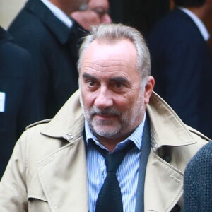 Antoine Duléry - Obsèques de Charles Gérard en la cathédrale arménienne Saint-Jean-Baptiste de Paris. Le 26 septembre 2019.