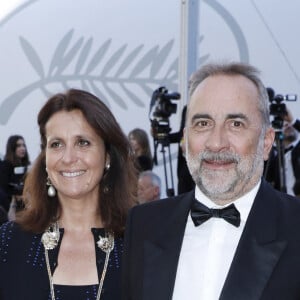 Antoine Duléry et sa femme Pascale Pouzadoux - Montée des marches du film "Les Fantômes d'Ismaël" lors du 70e Festival de Cannes. Le 17 mai 2017. © Borde-Jacovides-Moreau/Bestimage