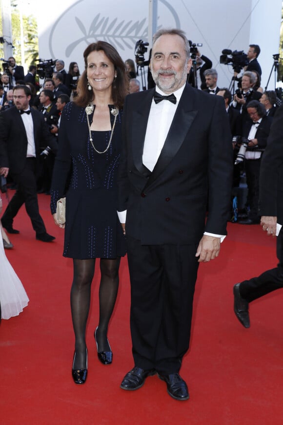 Antoine Duléry et sa femme Pascale Pouzadoux - Montée des marches du film "Les Fantômes d'Ismaël" lors du 70e Festival de Cannes. Le 17 mai 2017. © Borde-Jacovides-Moreau/Bestimage