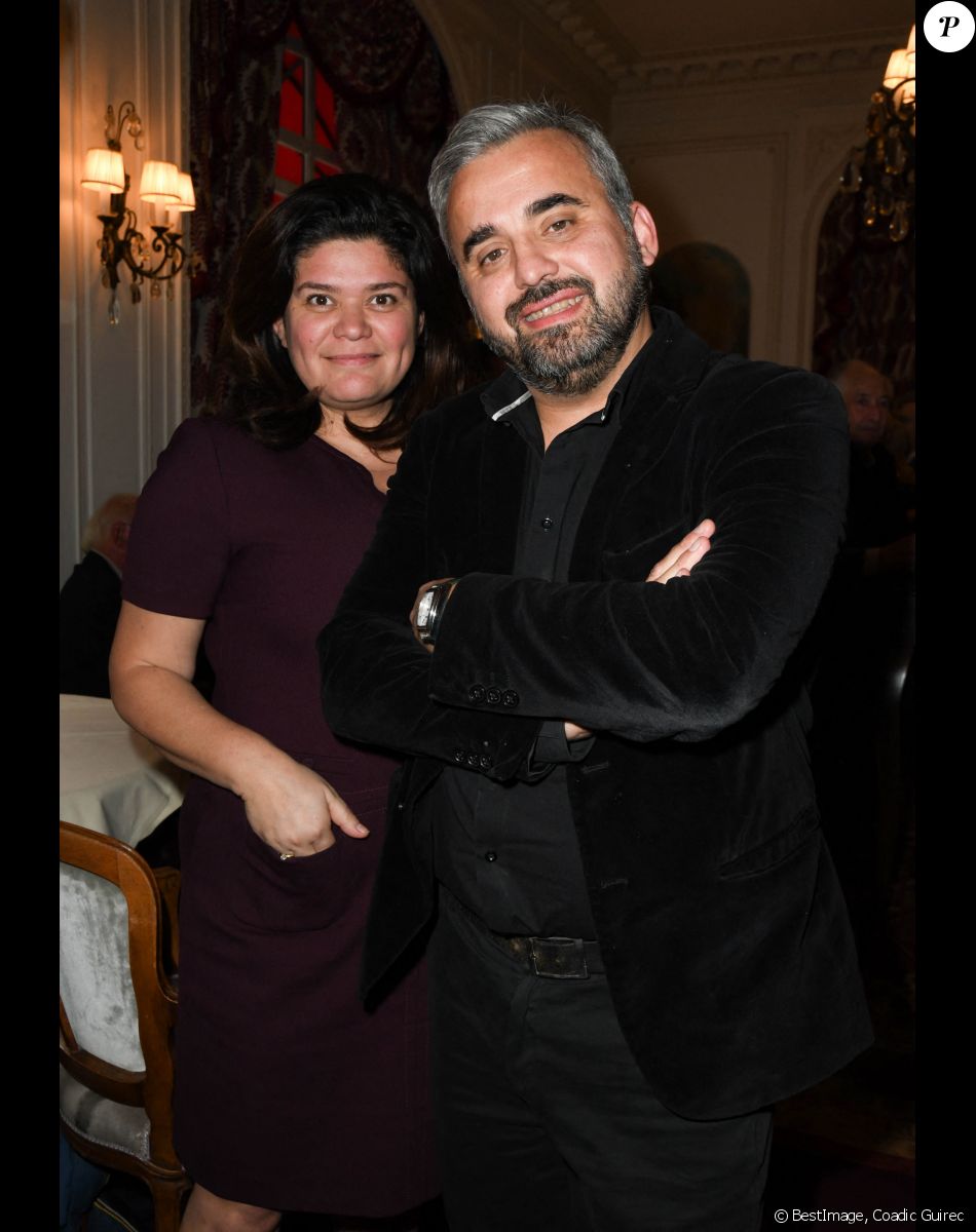 Raquel Garrido et Alexis Corbière - Lancement du livre "Sardou Regards" de B.Kossek à l'hôtel Raphael à Paris, France, le 15 avril 2019. © Coadic Guirec/Bestimage
