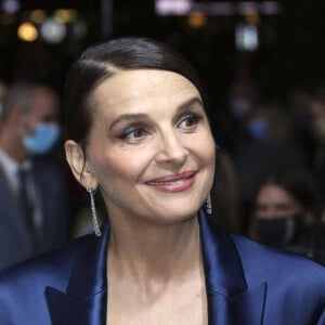 Juliette Binoche lors de la première du film "La bonne épouse" au festival du film de Zurich le 30 septembre 2020. © Imago / Panoramic / Bestimage 