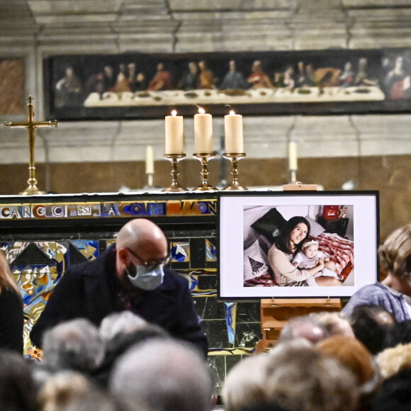 Un rassemblement religieux a lieu à la cathédrale d'Albi, France, le 8 janvier 2022, à l'initiative de la soeur et d'une amie de Delphine Jubillar. © Thierry Breton/Panoramic/Bestimage