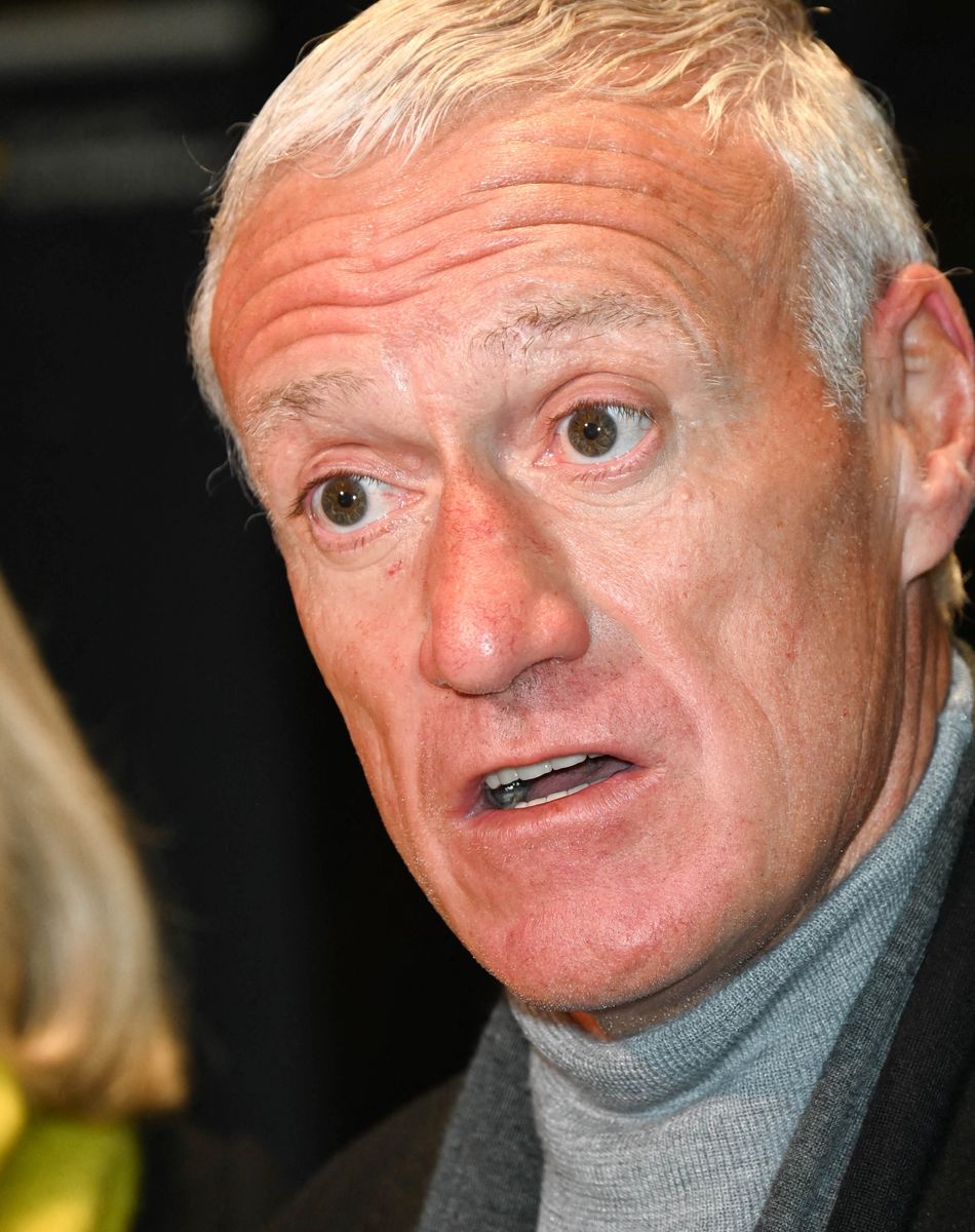 Didier Deschamps - Lancement de l'Opération Pièces Jaunes à La Poste Centrale du Louvre à Paris. Le 12 janvier 2022 © Coadic Guirec / Bestimage