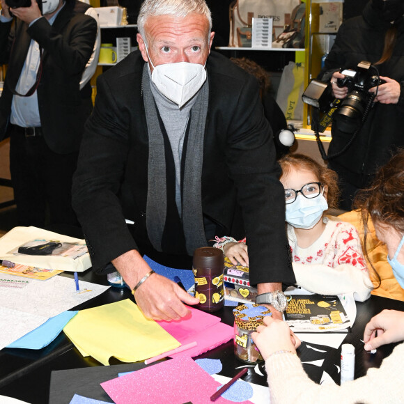 Didier Deschamps - Lancement de l'Opération Pièces Jaunes à La Poste Centrale du Louvre à Paris. Le 12 janvier 2022 © Coadic Guirec / Bestimage