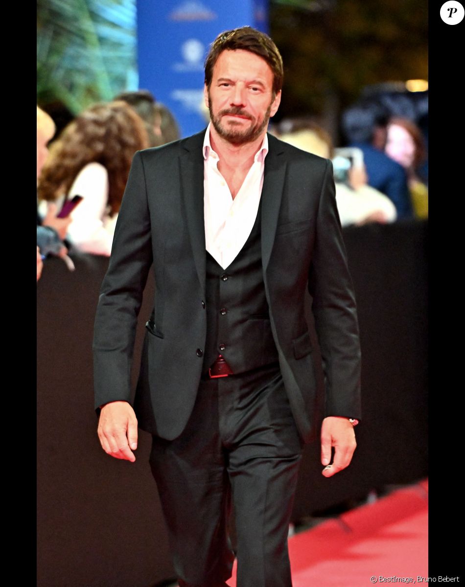 Samuel Le Bihan lors de la soirée de clôture de la 3eme édition du Festival Cinéroman à Nice, le 24 octobre 2021. © Bruno Bebert / Bestimage