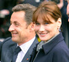Nicolas Sarkozy et Carla Bruni à Londres le 26 mars 2008.