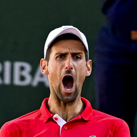 Novak Djokovic - Finale hommes lors des internationaux de France Roland Garros à Paris le 12 juin 2021. JB Autissier / Panoramic / Bestimage