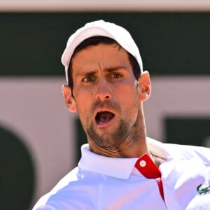 Novak Djokovic - Finale homme lors des internationaux de France de tennis Roland Garros à Paris le 13 juin 2021. © JB Autissier / Panoramic / Bestimage